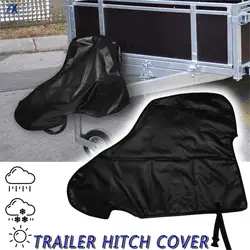 Universal 89x63cm à prova ddustágua reboque caravana reboque engate capa anti chuva neve poeira dustproof protetor para rv reboque acoplamento bloqueio