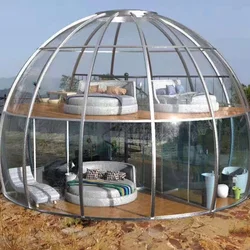 Factory Cheap Price Wind Resistance Polycarbonate Geodesic Dome Kit