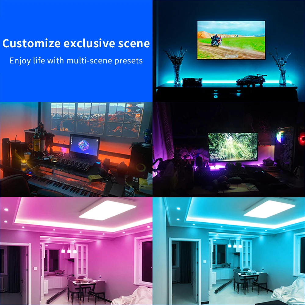 Gosund RGB Strip smart Light Band Colorful Lamb LED max Extention to 10M 16 Million Work for Mijia app