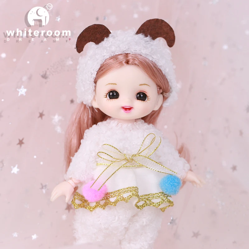 ตุ๊กตา BJD 1/12ตุ๊กตาของเล่นสำหรับเด็กผู้หญิงชุดเดรสสัตว์ของเล่นเด็กของขวัญวันเกิดเฟอร์นิเจอร์มือบ้าน