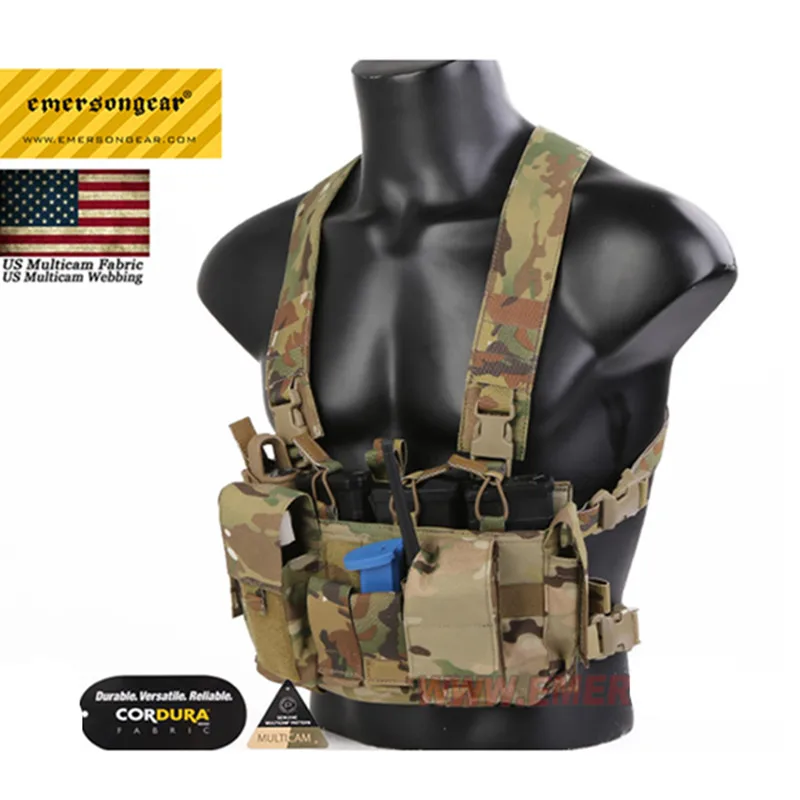 EMERSONG D3CRM Arnés táctico X-Harness con correa pectoral - imagen 5