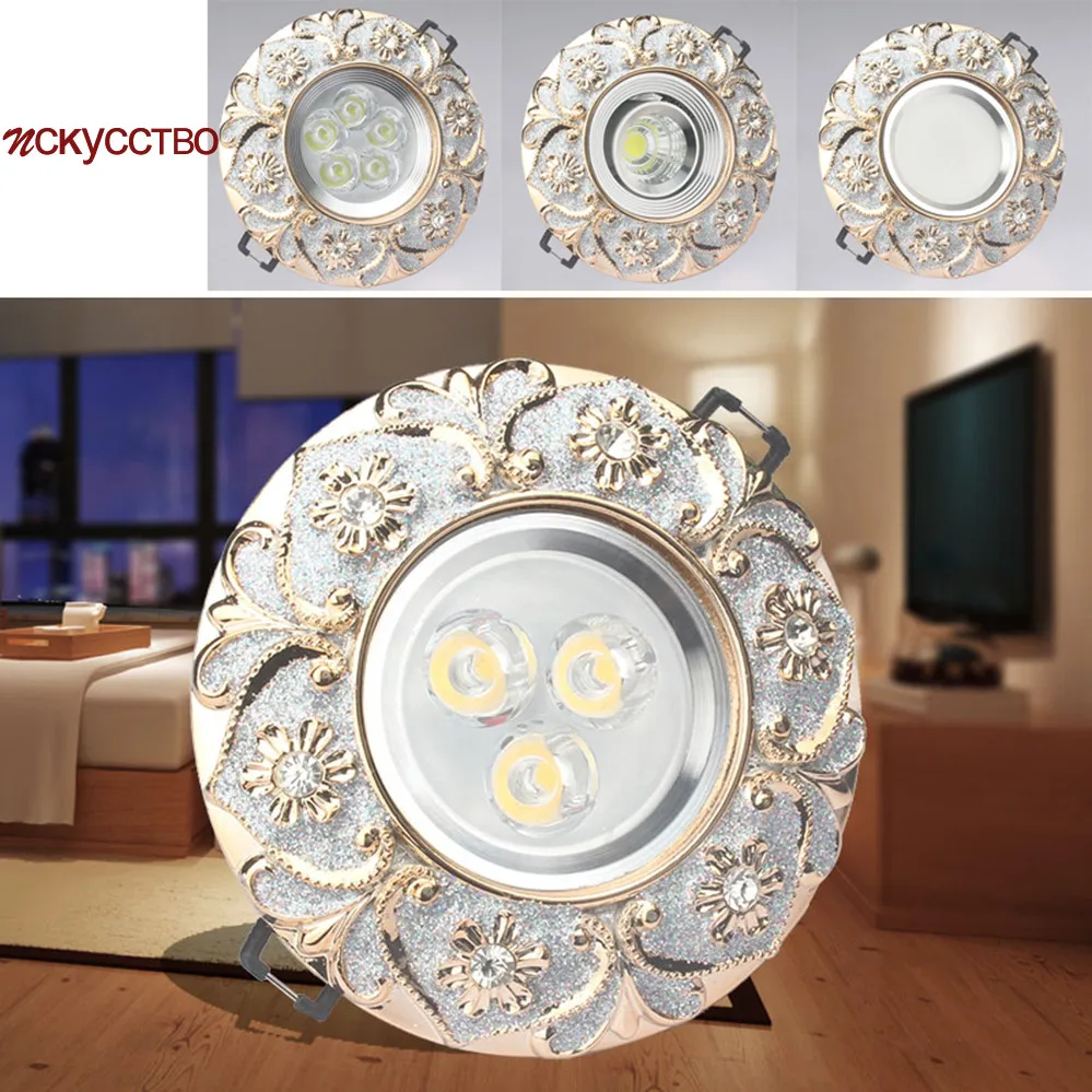 Nordic Modern Round Garland Led Ceiling Lamp 3W 5W 7W 220V For Hallway Living Room Corridor Luxury Loft Decor Resin Downlight