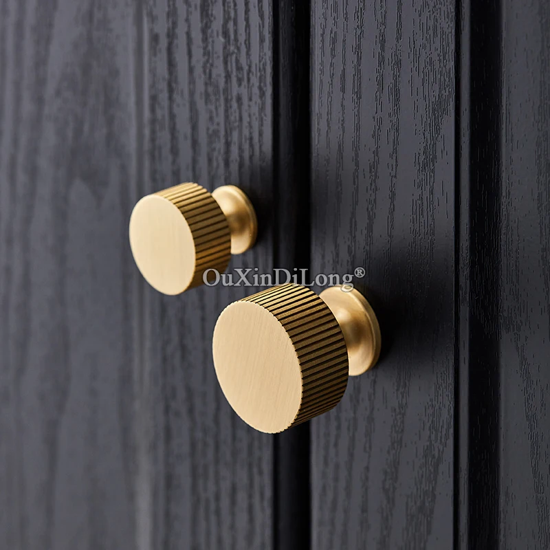 

New Designed 10PCS Solid Pure Brass Furniture Handles Drawer Pulls Cupboard Wardrobe Kitchen TV Wine Cabinet Pulls Knobs