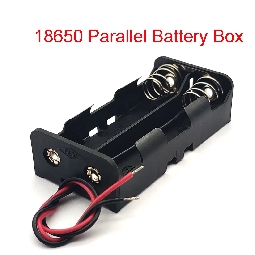 18650 Parallel Battery Box 18650 Power Bank Cases 2 18650 Battery Holder Storage Box Case 3.7V DIY