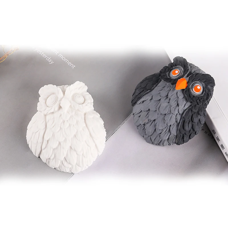 DIY Owl Silicone Mold 3D Cake Mould Fondant Chocolate Fudge Form Cooking Baking Tools Cartoon Cake Tools Soap Mold