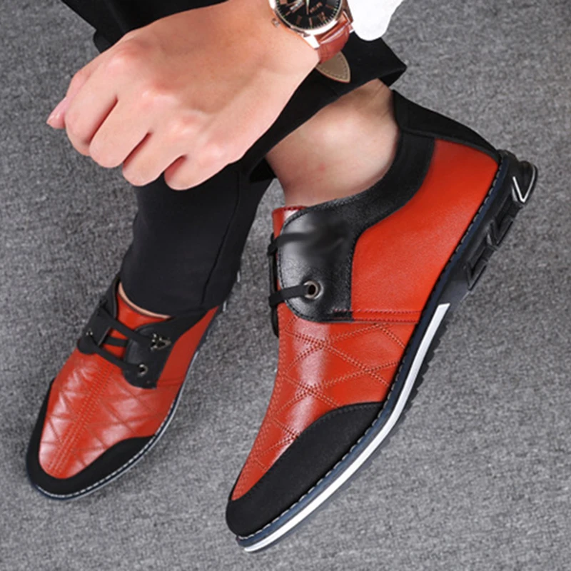 REETENE Big Size 38-49 Men Flats Shoes New Men'S Casual Shoes High Quality Casual Shoes For Men Comfort Breathable Male Shoes