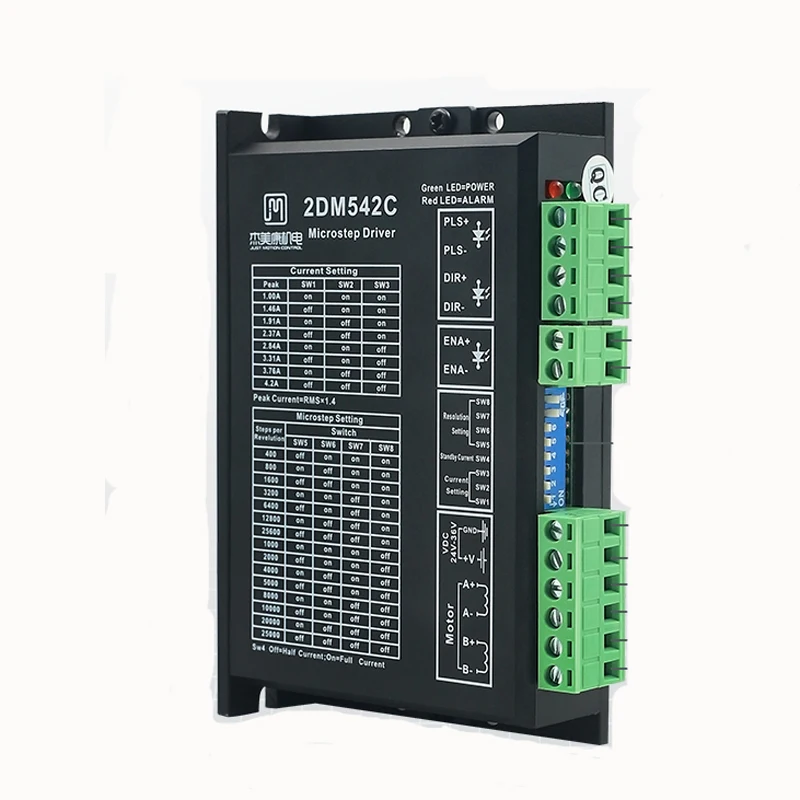 2DM542C driver DC 24V36V with 42/57 two-phase stepper motor 4.2A motor controller