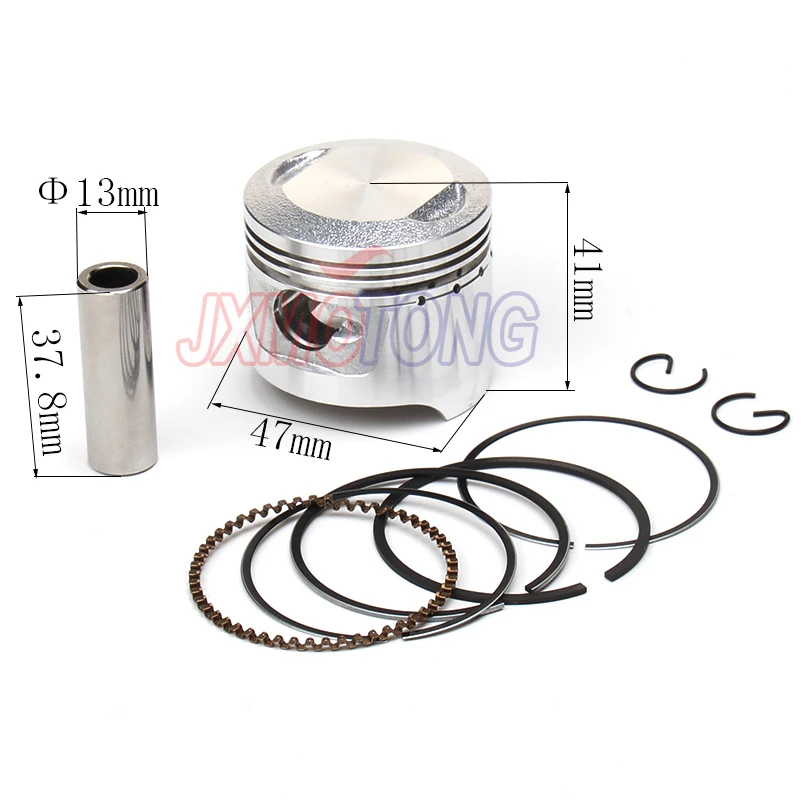 LIFAN70/90cc Piston 47mm Piston 13mm Pin Piston Ring kit fit Kayo Apollo Bosuer Xmotos Dirt Pit Bike Monkey Motorcycle ATV Quads