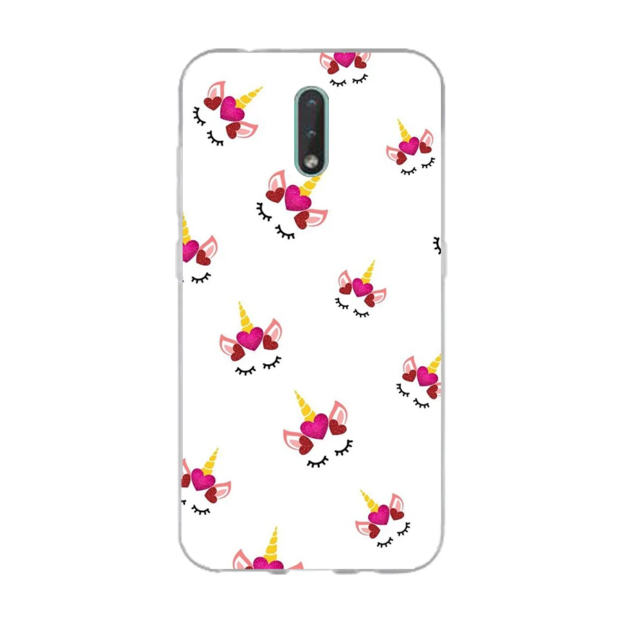 137FG Fat Unicorn On Rainbow Jetpack gift Soft Silicone Tpu Cover phone Case for Nokia 2.1 2.3 3 3.1 4.2 5 5.1 Plus 7.2 6 8