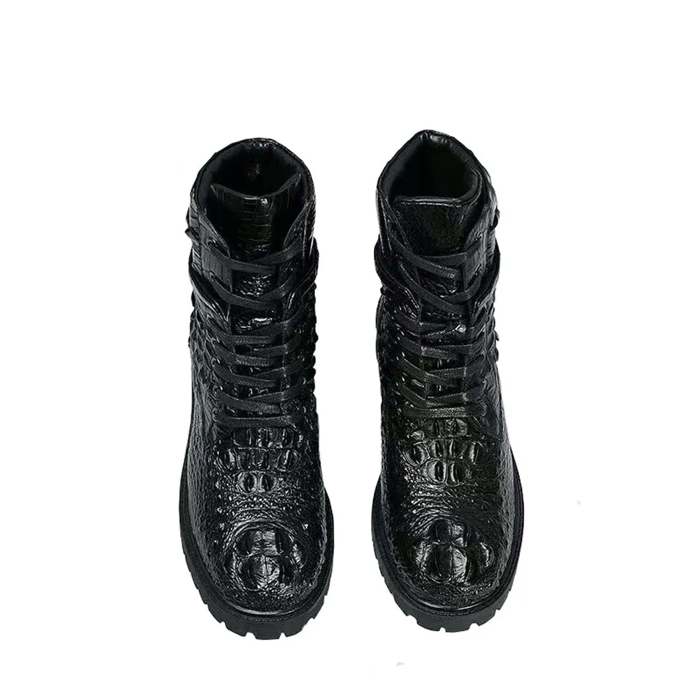 

tianxing new men boots men crocodile leather boots male crocodile leather shoes male boots