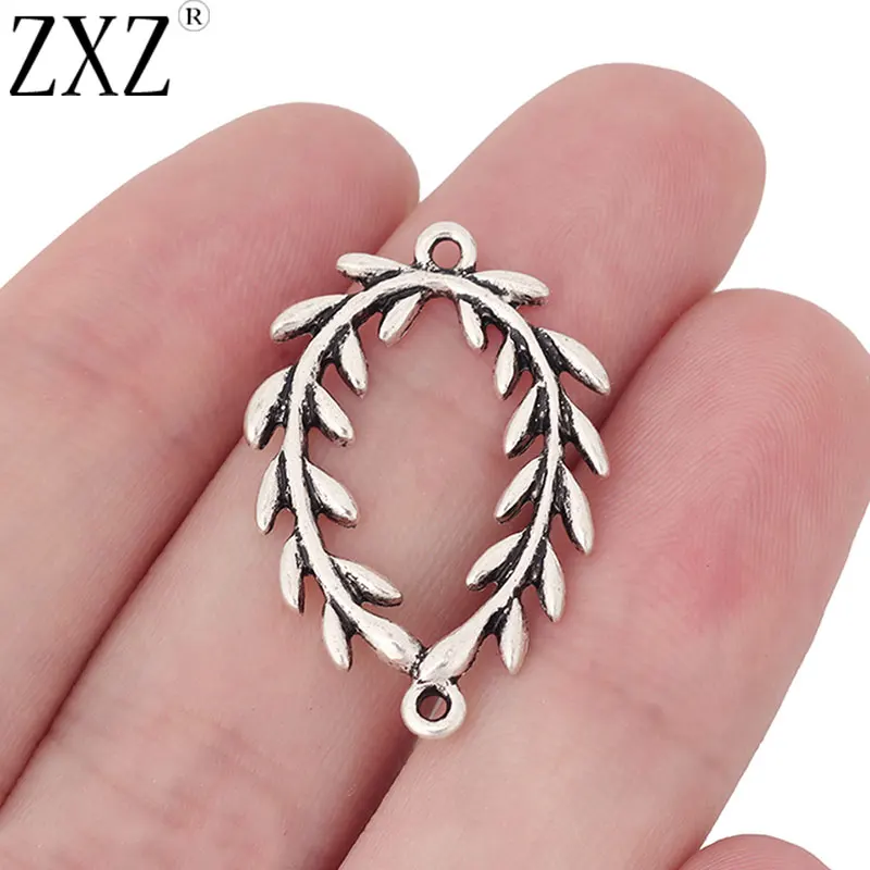 

ZXZ 20pcs Tibetan Silver Branches Connector Charms Pendants for Necklace Bracelet Earring DIY Jewelry Making Findings