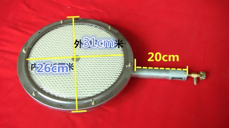 Top quality ceramic plate burner with injetor(nozzle)  GAS infrared burner for bbq,kebab,roast etc