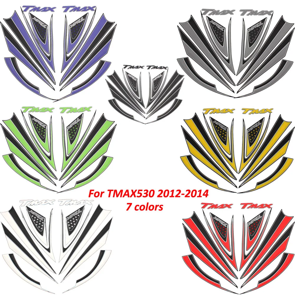 

Motorcycle Gas Fuel Tank Traction Pad Anti Side Slip Protector For YAMAHA TMAX530 2012-2014