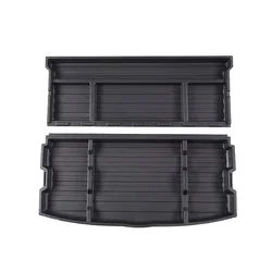 PP Black Rear Trunk Storage Box For Toyota RAV4 2019 2020 5Th spare tire storage central armrest receive a case box organizer