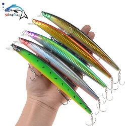 1pcs New Big Laser Minnow Fishing Lures 18cm/24g Fishing Hard Bait Crankbaits Isca Artificiais Pesca Sea Wobbler Swimming Baits