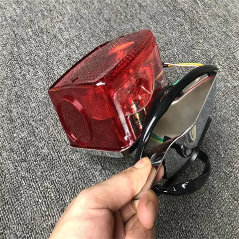 Motorcykel Broms Bakljus Blinkersljus för Suzuki GN125 125CC GN 125 Ljus Hög Effekt 10 best sales Susuki GN 125 - №7