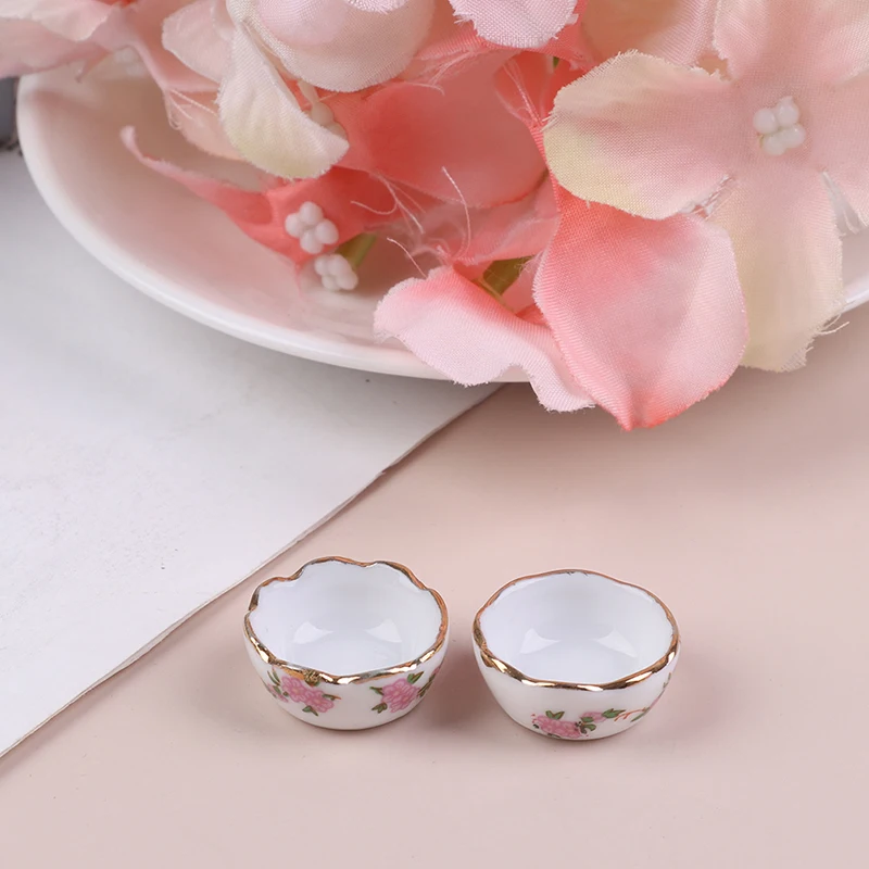 

Mini Vintage Dessert plate DIY Miniatures For Dollhouses 1:12 Miniature Furniture