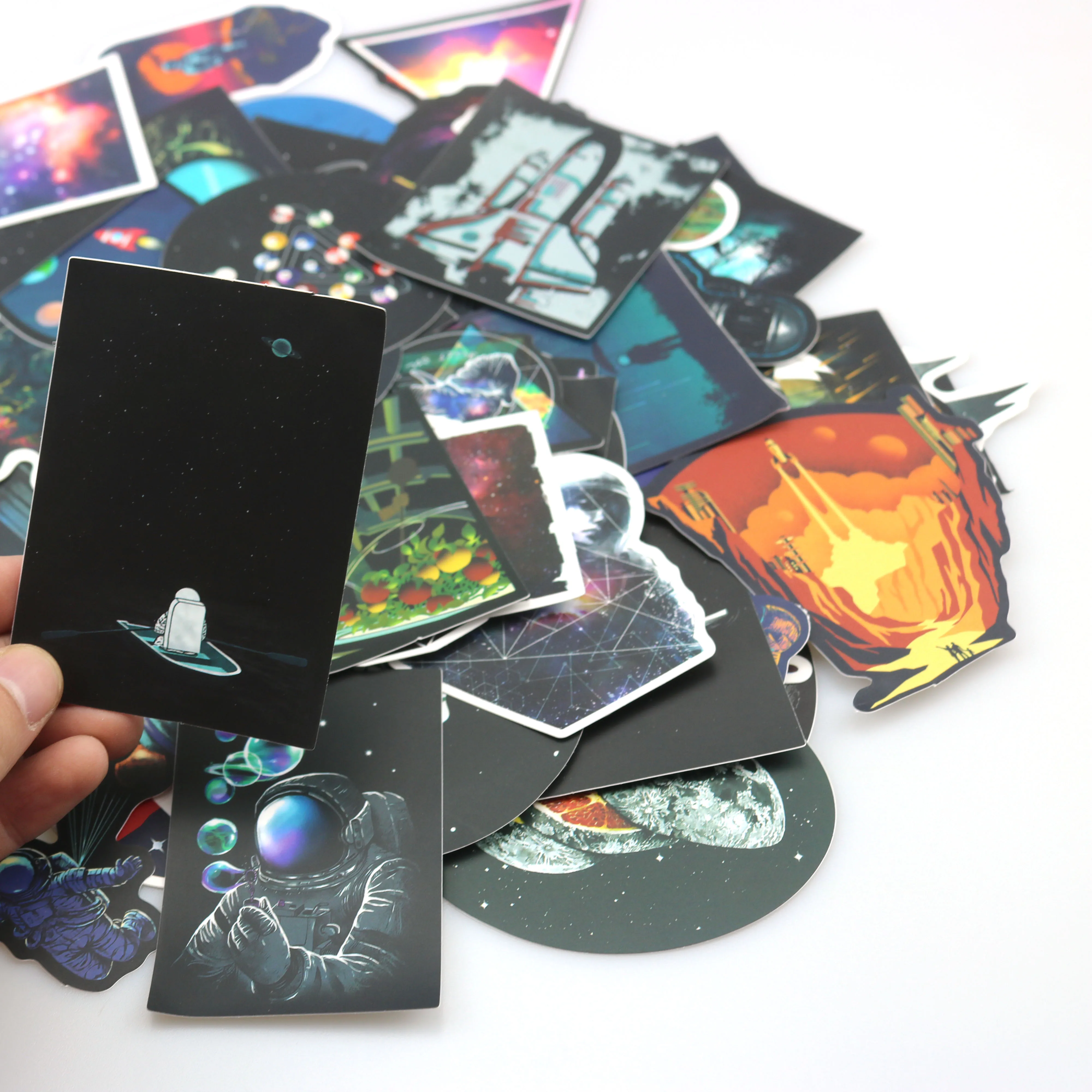 10/30/50/100Pcs/Set Outer Space Graffiti Stickers For Waterproof Decal Laptop Motorcycle Luggage Snowboard Fridge Car Sticker