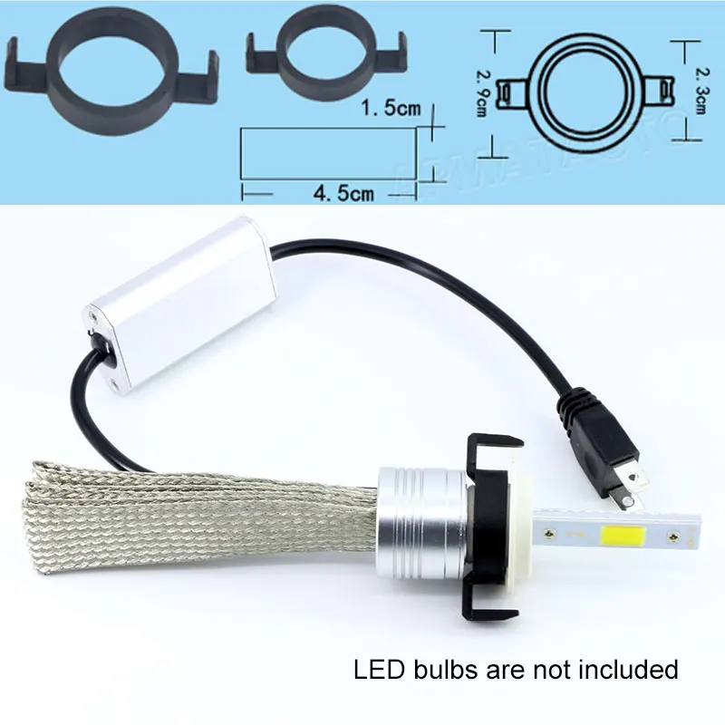 10pcs H7 LED Clip Retainer Adapter Holder Headlight Bulb For Ford Mondeo For Peugeot 508 2008 3008 For Citroen image 5