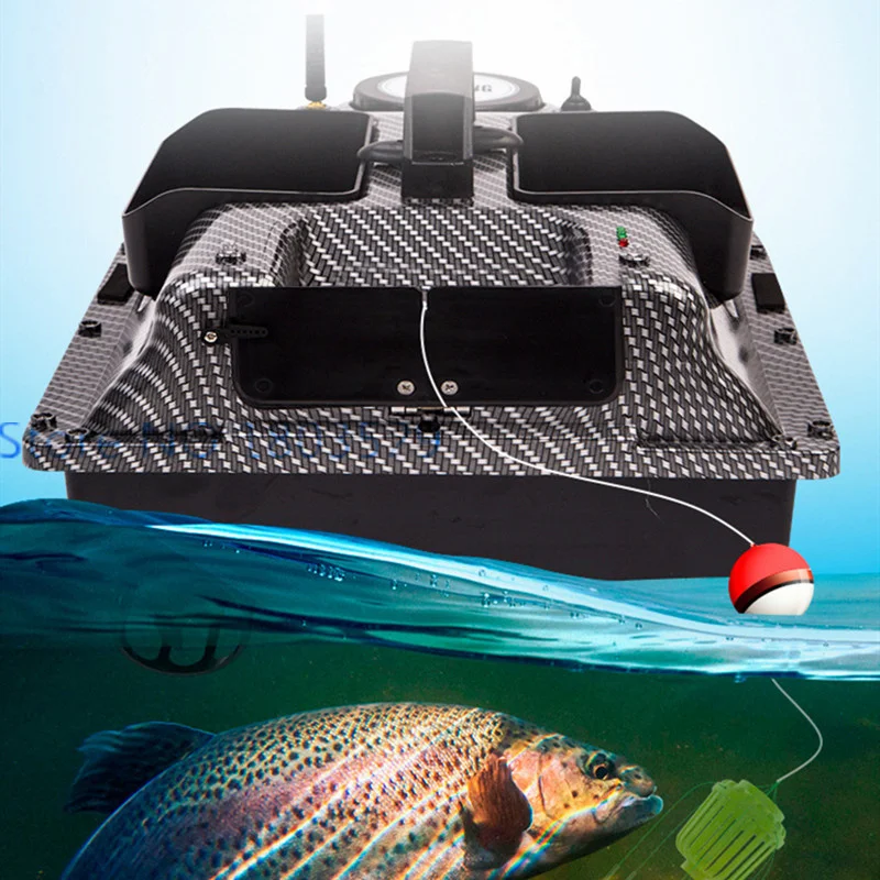 16PCS Point GPS Nesting Bait Boat With Fish Finder 2KG 500M 3Hopper GPS Dual Position Fixed Cruise Sea GPS Fishing Bait Boat Toy