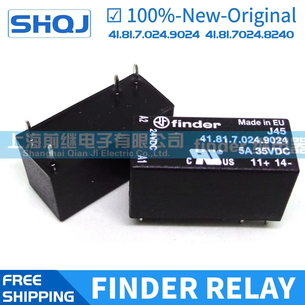 FINDER 100%-NEW 1PCS 41.81.7.024.9024 41.81.7.024.8240 93.02.7.024 ssr relay original