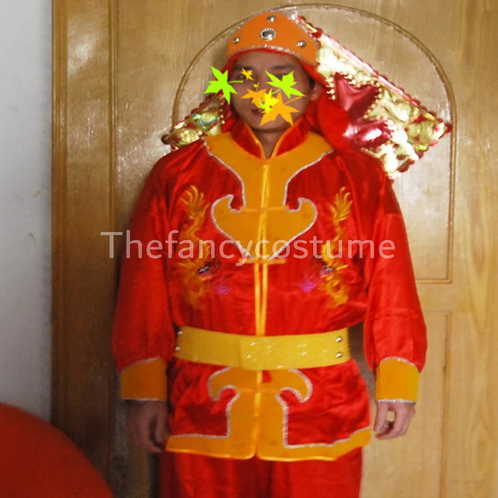 

Chinese Male Dragon Dance Lion Dance Performance Player Costume Spring Festival Lantern Festival Drop Shipping