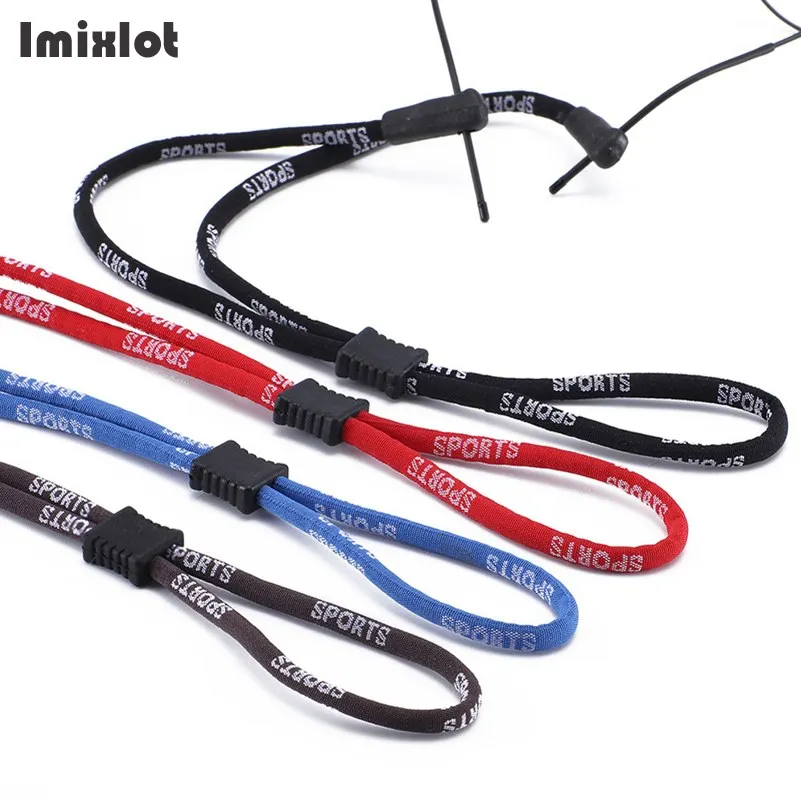 Outdoor Sports Glasses Rope Letters Printed Anti-slip Eyeglass Sunglasses Chain Neck Cord Strap Adjustable Eyewear Lanyards