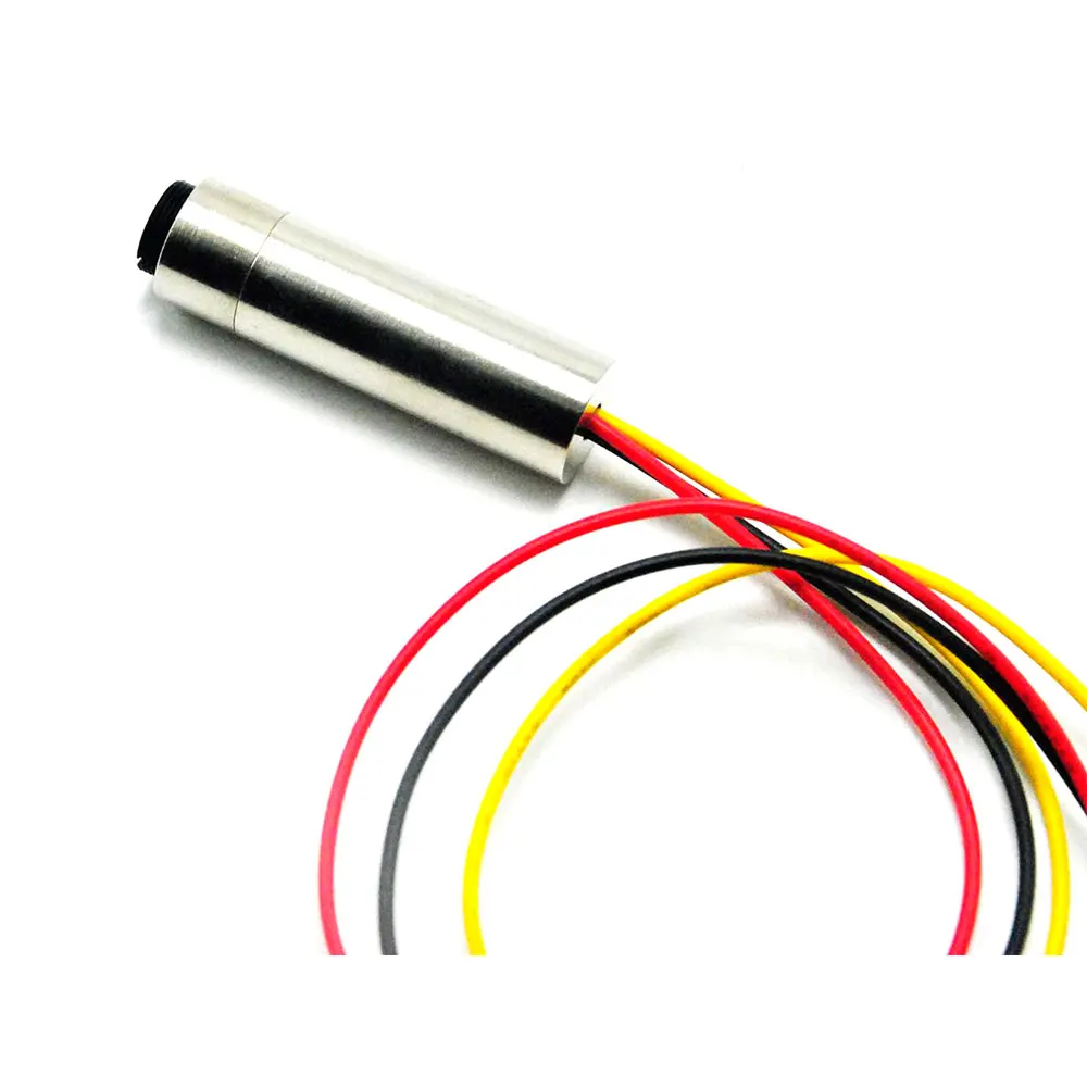 Módulo de diodo láser infrarrojo, cabeza de punto de enfoque con TTL 0-15KHz, 12mm x 30mm, 5VDC, 980nm, 30mW