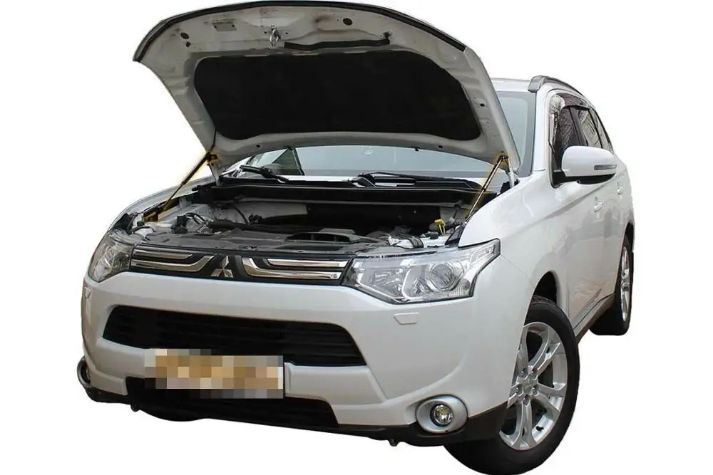 

for Mitsubishi Outlander III 2012-2013 Front Bonnet Hood Modify Gas Struts Carbon Fiber Spring Damper Lift Support Absorber