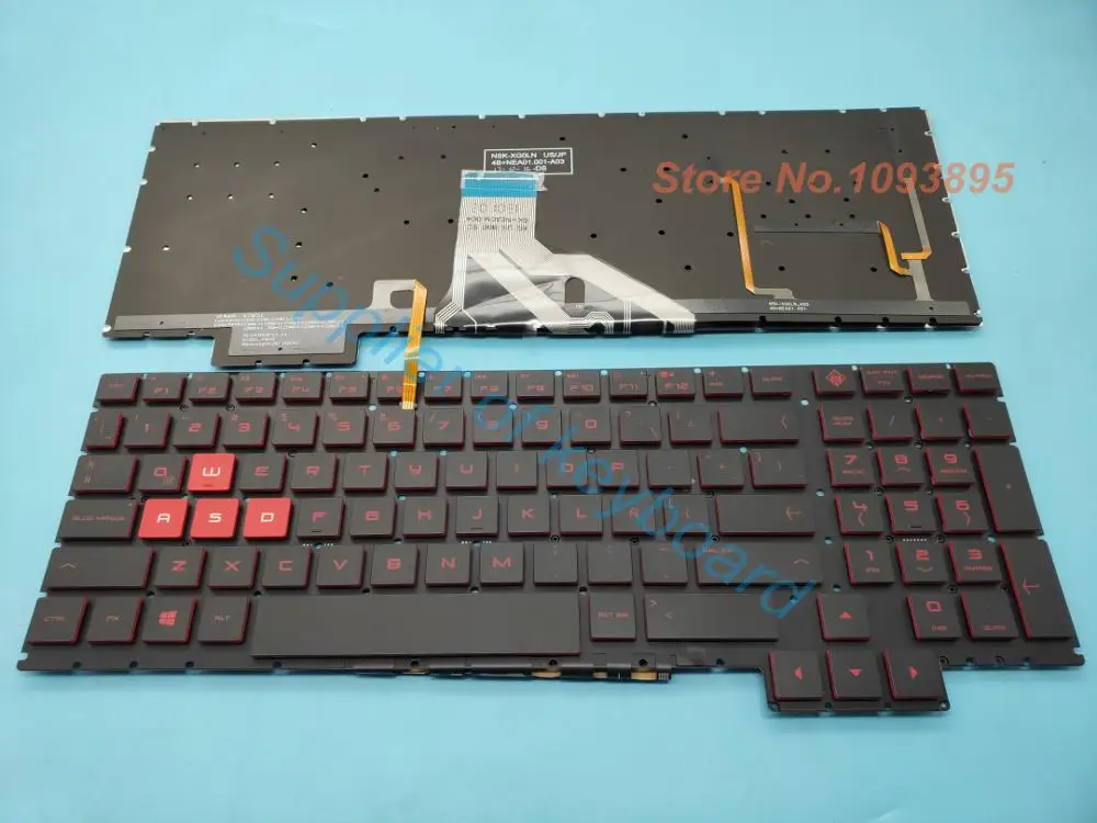 

New For HP OMEN 15-ce000 15t-ce000 15-ce003la 15-ce004la 15-ce007la 15-ce009la Laptop Latin Spanish Keyboard Red Backlit