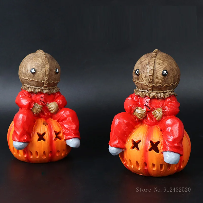 

Resin pumpkin statue, Halloween decoration, alien atmosphere, crafts, home, living room, new