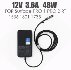 12V 3.6A 45W Charger for Microsoft Surface Pro 1 pro 2 RT Windows 8 power adapter 1601 1536 charger fast charge with 5V 1A