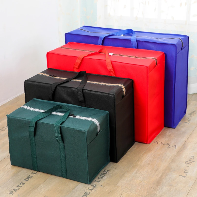 Extra Large Luggage Bags Non-Woven Fabric Storage Bags Students Dormistory Storage Bag Moisture Proof Bag Clothes Toys Organizer