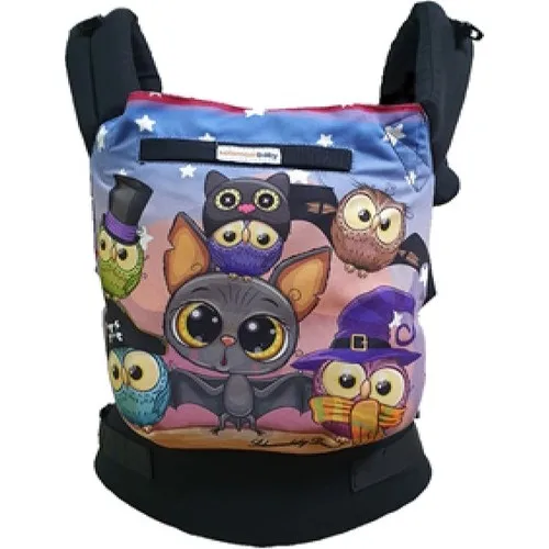 Solomombaby Şaşkın Birds Blue Ergonomic Kangaroo