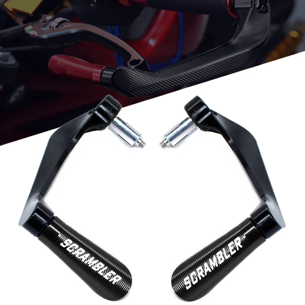 

For Ducati Scrambler 400 800 Motorcycle Universal Handlebar Grips Guard Brake Clutch Levers Handle Bar Guard Protect