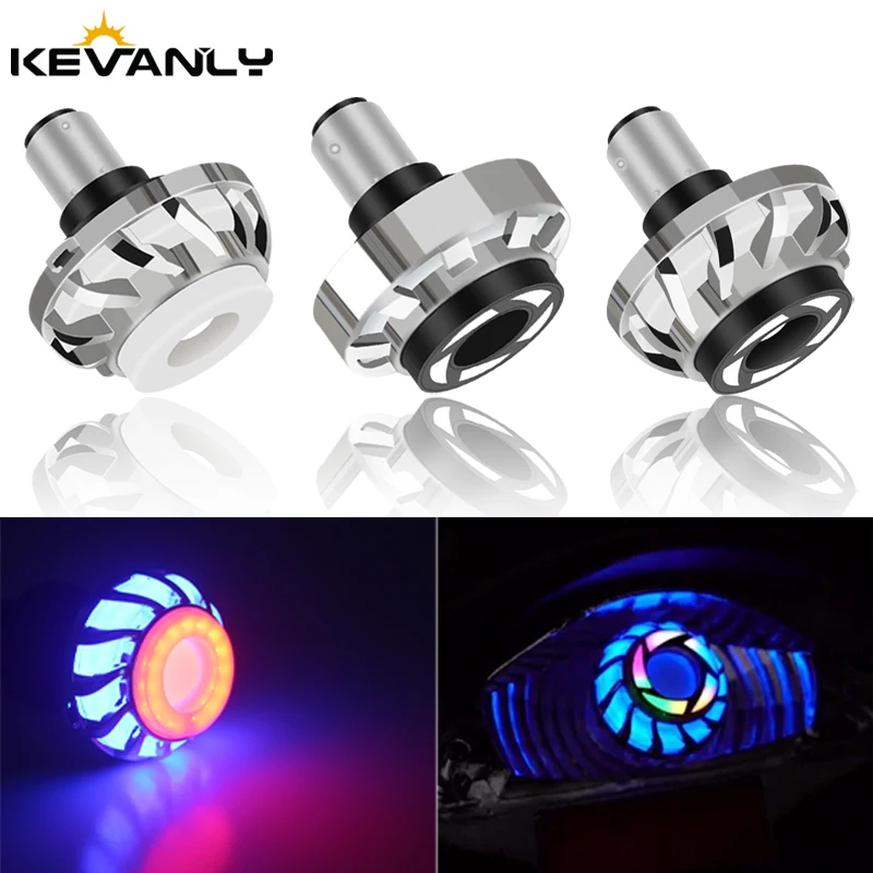 

Angel Eye light Motorcycle Rear Brake LED Tail Angel Eye Flash Motorcycle Headlight LED Brake Lights Motorbike Accessories