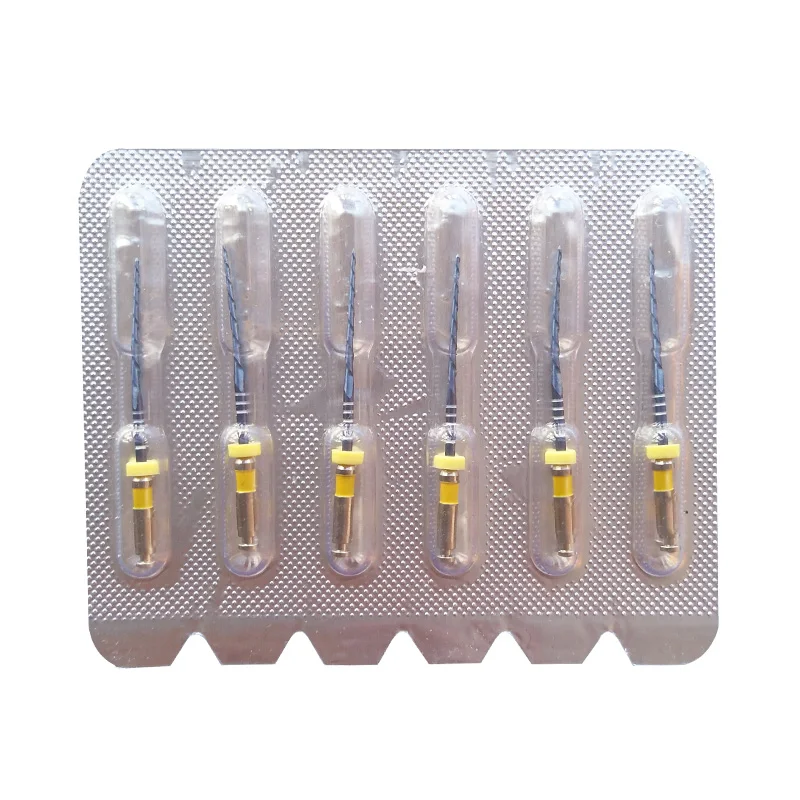 Limes de traitement dentaire, R25, 31mm, Activation thermique bleue, mouvement alternatif, NITI, dentiste, outils de traitement endodontique