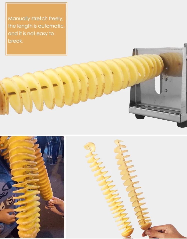 XEOLEO-máquina de torre de patatas fritas, torre de patatas, grúa eléctrica, máquina de hacer botones elásticos, ajuste giratorio
