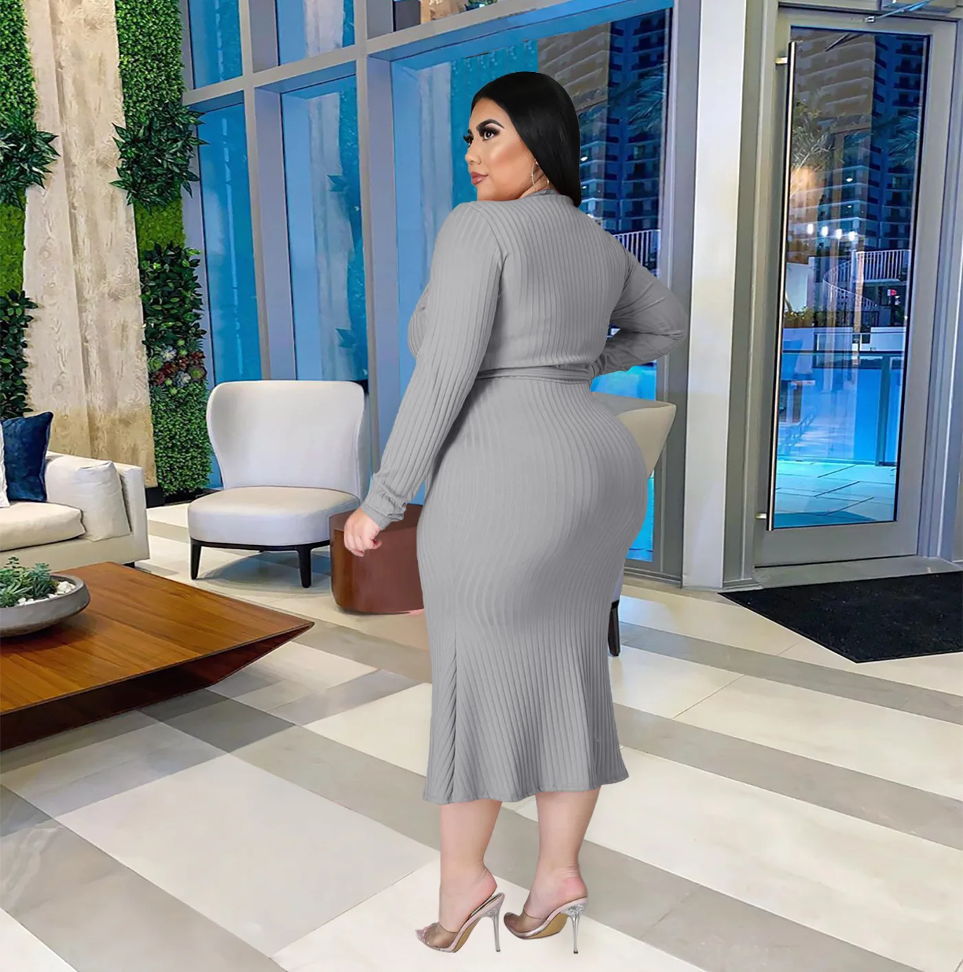 Рисунок 4 - Повседневное однотонное женское платье Cooton