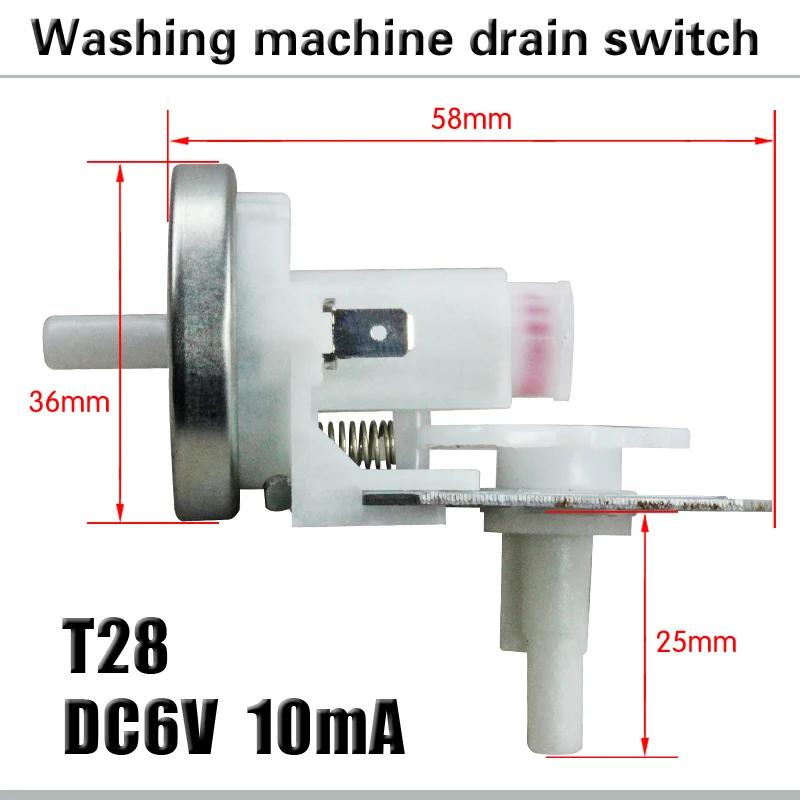 Washing Machine Water Level Switch Washing Machine Water Level Sensor T28 DC6V 10mA