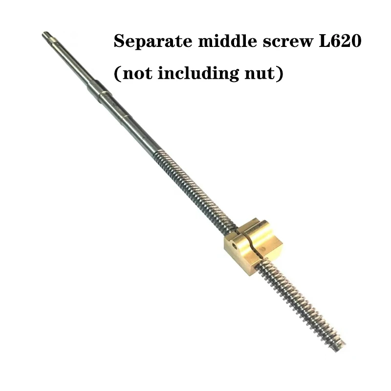 1PC Lathe Screw Accessories Small And Medium Carriage Screw Nut L590MM/L620MM C6132 Tailstock Screw Copper Sleeve 245MM /255MM