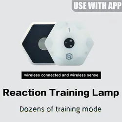 【queling】Reactionx treinamento luz lâmpada velocidade agilidade equipamento de resposta basquete futebol tênis fitlight blazepod hóquei