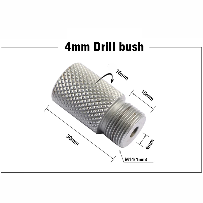 ALLOSME 5Mm 4-15Mm Nữ Tay Bushing M14/M18 Dowelling Jig Khoan Gỗ Hướng Dẫn Định Vị Dowel jig Bộ Gỗ Phụ Kiện