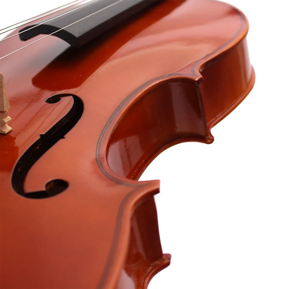 Professional 4/4 Natural Acoustic Viola Spruce Panel Solid Wood Viola Stringed Instrument With Case Bow For Musical Lover