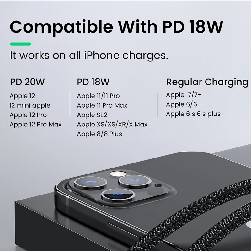 2in1 PD 60W Fast Charging USB C Cable For iPhone 15 Pro Max Huawei Samsung Xiaomi PD 20W Fast Charger USB Data Cable For iPhone