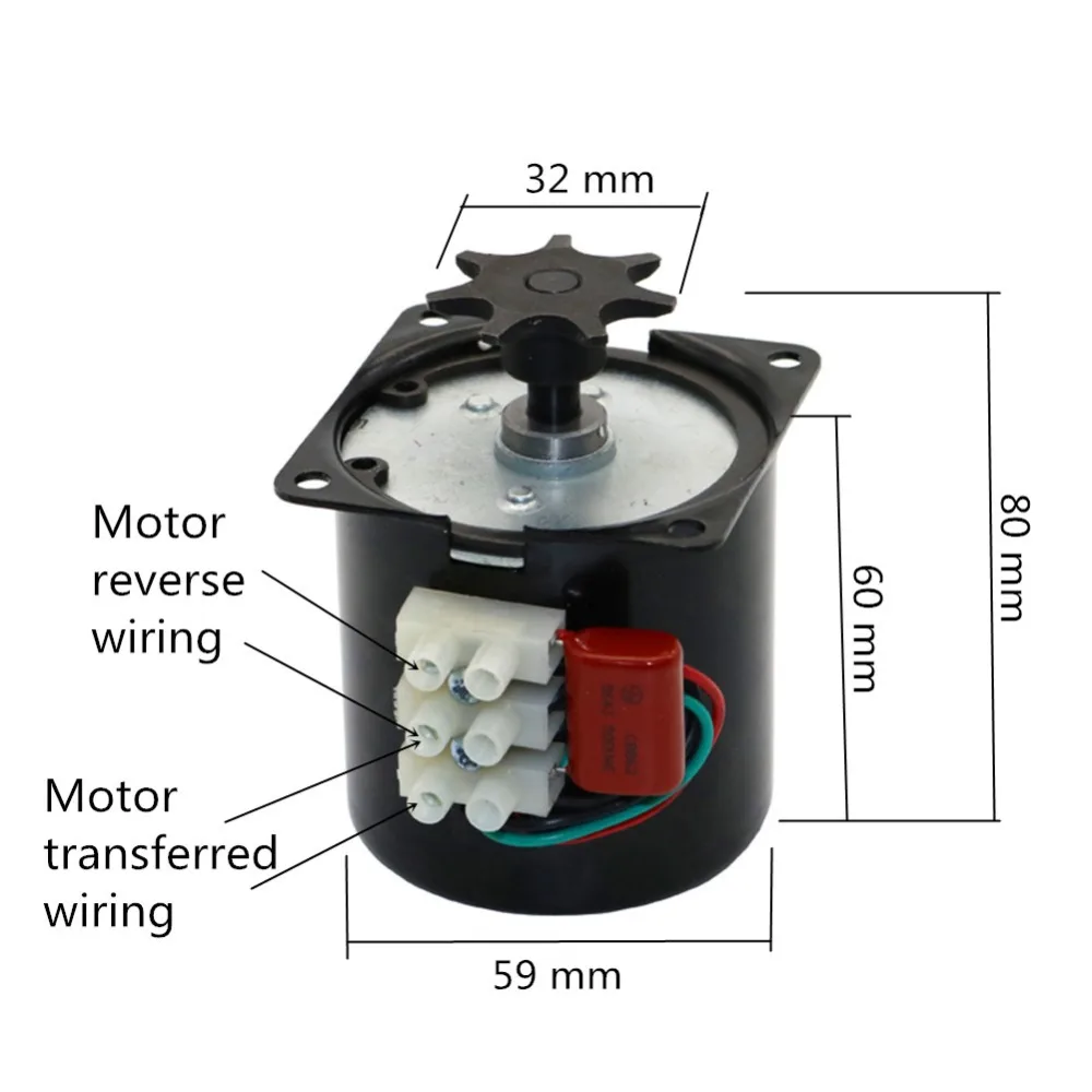 220V/110V 100CM Chain Automatic Incubator Turn Eggs Motor Turn Dense Eggs Motor Farm Animal Supplies Incubation Equipment