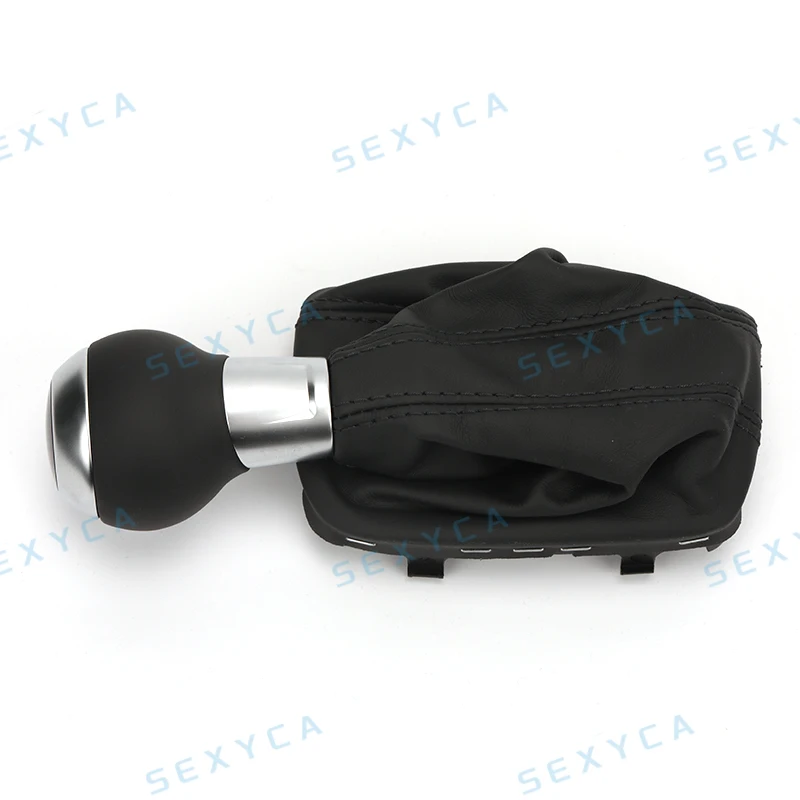 OEM DSG AT Gear Shift Knob Automatic Leather Stronic Lever Boot Cover Original Parts For Audi A3 A4 A5 Q3 Q5 VW Golf 6 Passat B6