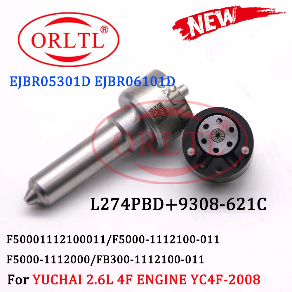 

7135-626 Diesel Engine Fuel Injector kits L274PBD injector nozzle 9308-621C valve 28239294 28440421 for EJBR05301D EJBR06101D