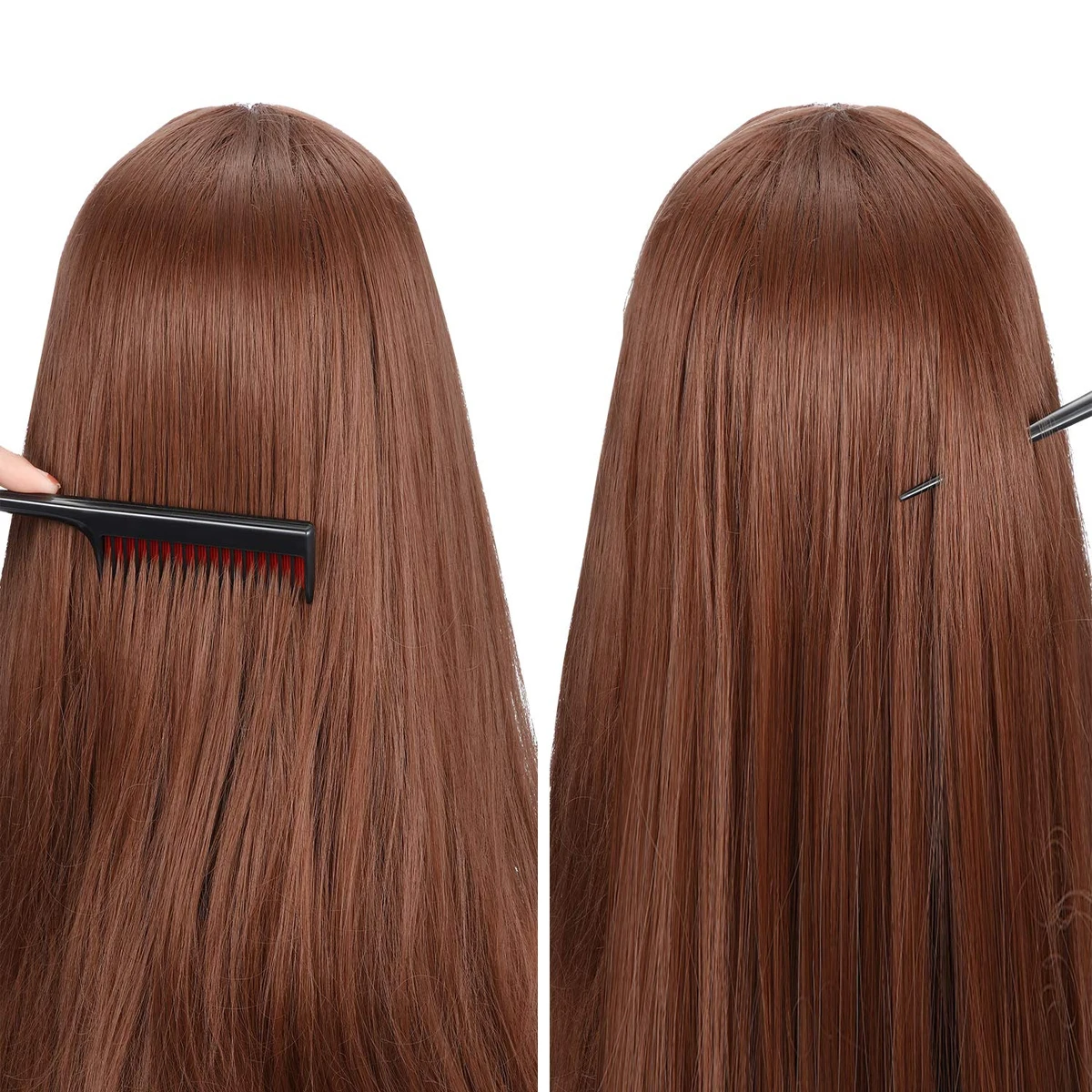 New Portable Hair Comb Hair Brush 3-row Teeth Teasing Comb Detangling Brush Hairdressing Rat Tail Combs Salon Tools