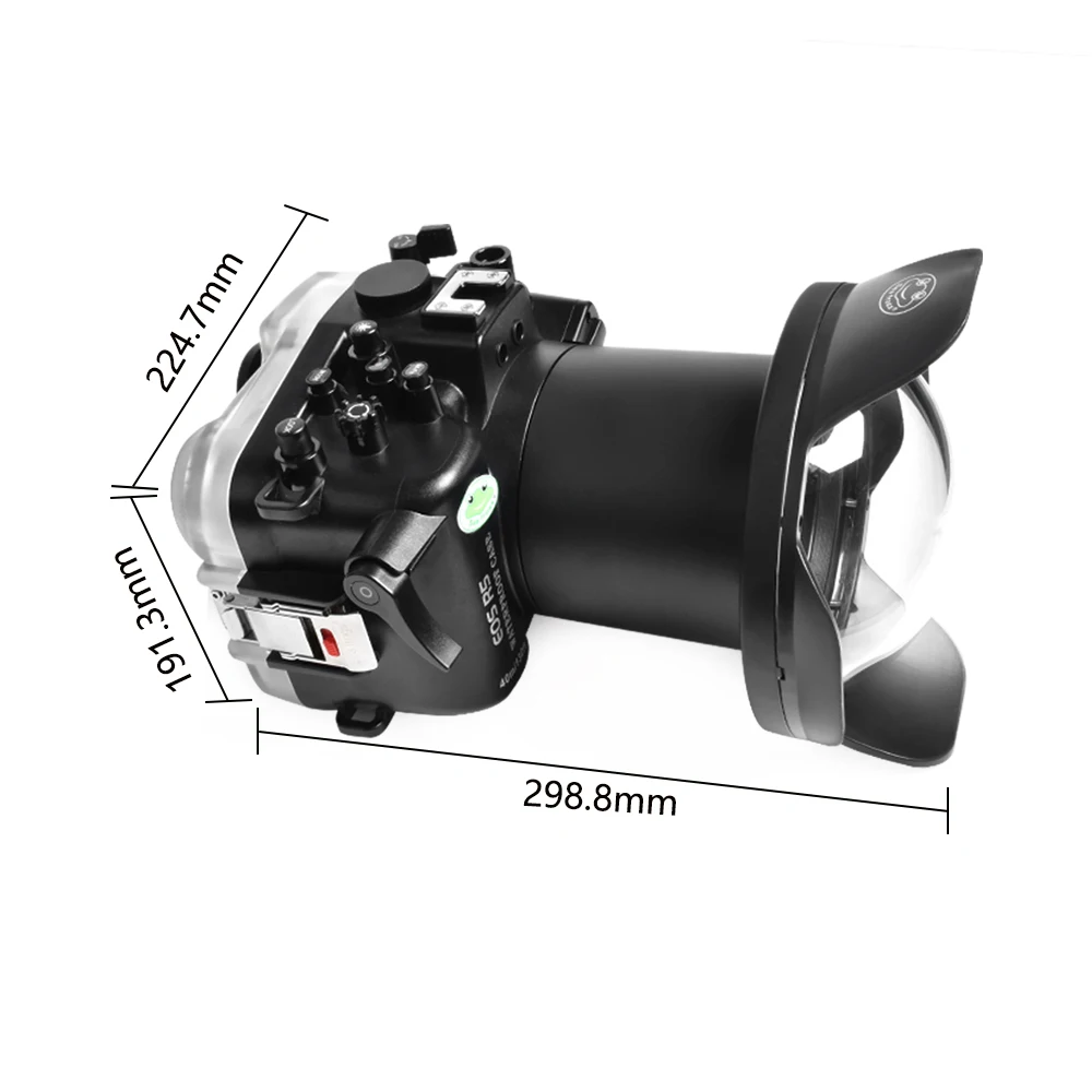 Seafrogs IPX8 For EOS Canon R5 Professional Waterproof Diving Housing Underwater 40m/130fit Swimming Surfing Drifting Diving